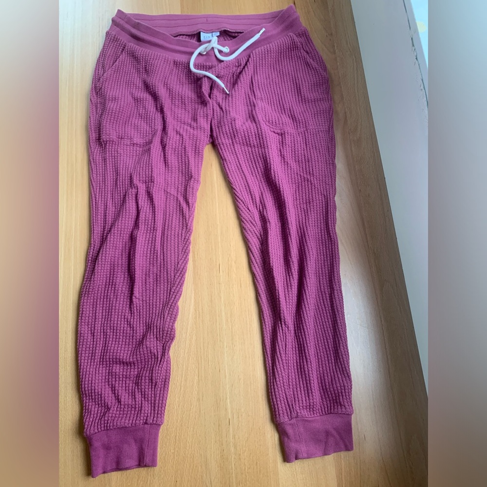 GAP Maternity waffle joggers - Size Small